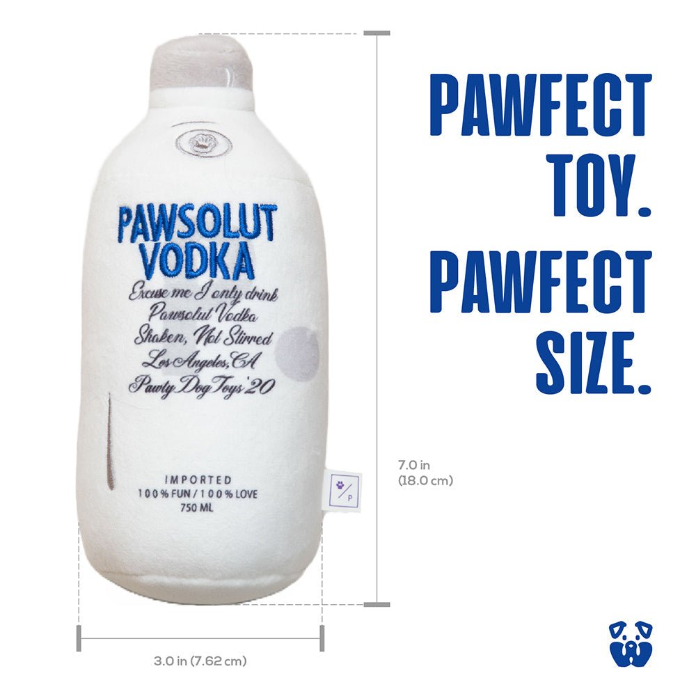 PAWSOLUT VODKA PLUSH DOG TOY - Cool Gear Pro