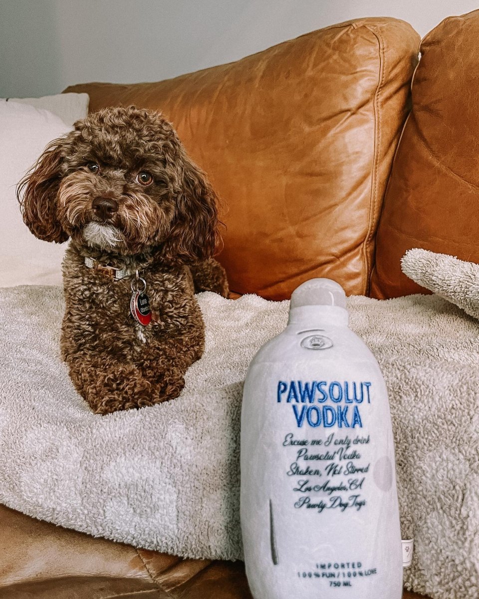 PAWSOLUT VODKA PLUSH DOG TOY - Cool Gear Pro