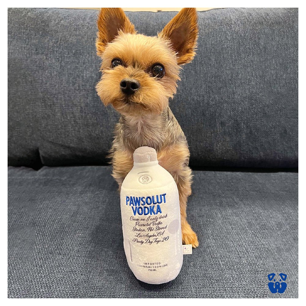 PAWSOLUT VODKA PLUSH DOG TOY - Cool Gear Pro