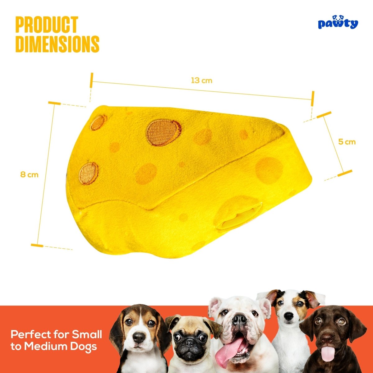 Pawty Cheese Dog Toy - Cool Gear Pro