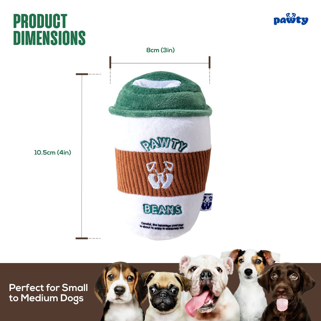 Pawty Coffee Cup Dog Toy - Cool Gear Pro