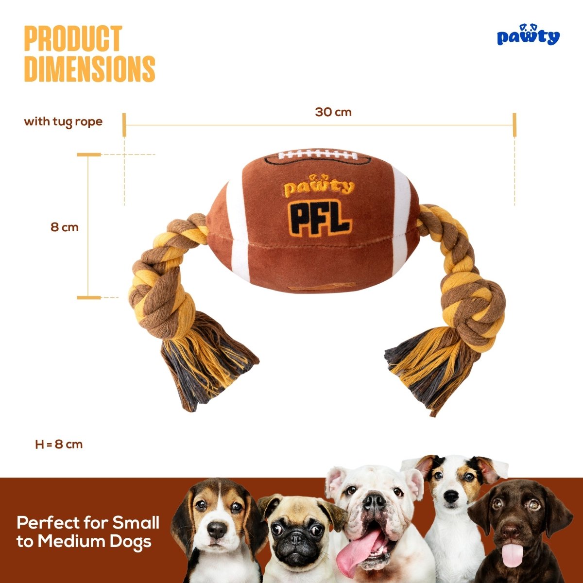 PAWTY FOOTBALL - Cool Gear Pro