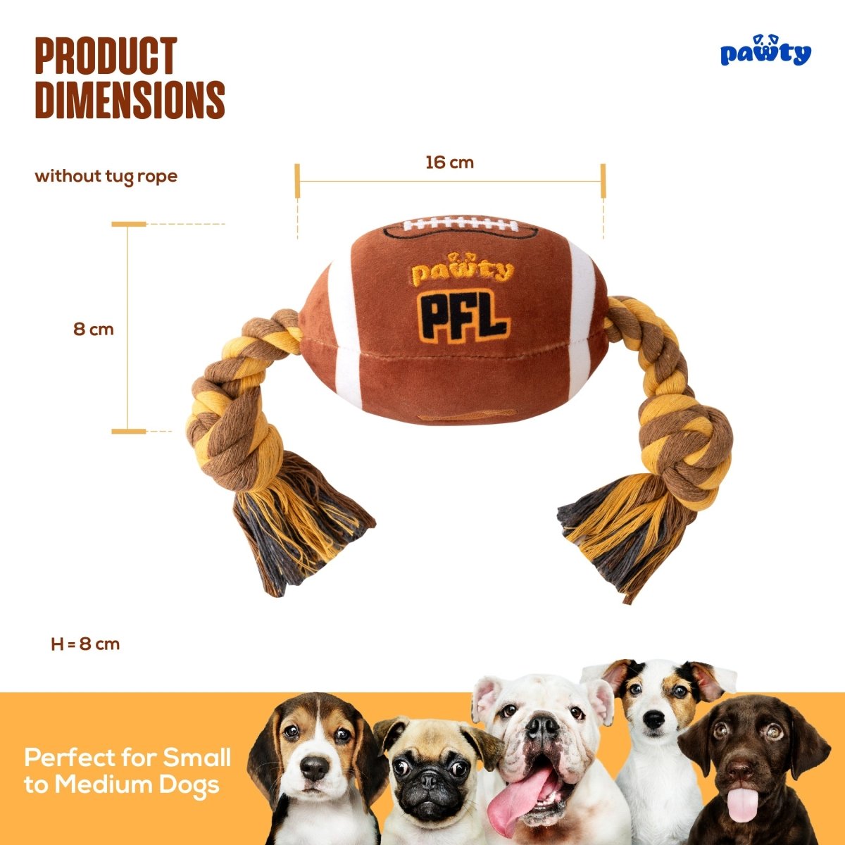 PAWTY FOOTBALL - Cool Gear Pro