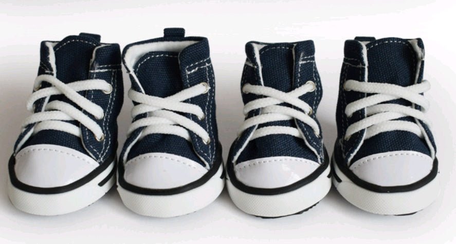 Pet denim canvas shoes dog shoes, sports and leisure waterproof non - slip dog shoes breathable and comfortable - Infinity Dog