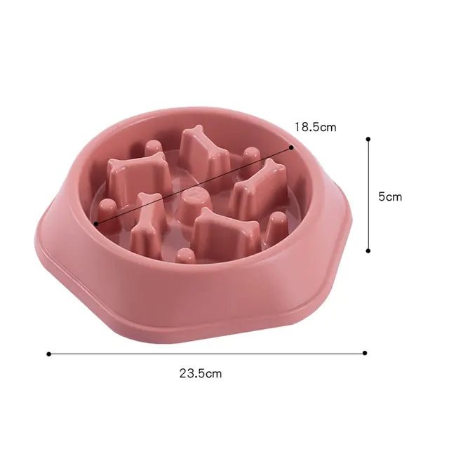 Slow Feeder Bone Design Pet Bowl - Cool Gear Pro