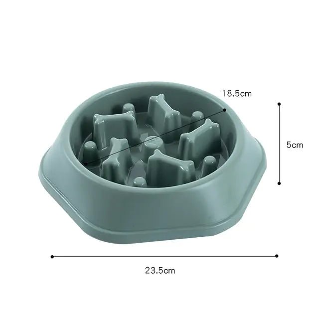 Slow Feeder Bone Design Pet Bowl - Cool Gear Pro