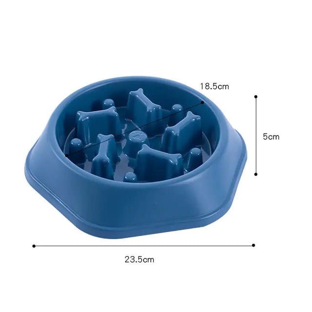 Slow Feeder Bone Design Pet Bowl - Cool Gear Pro