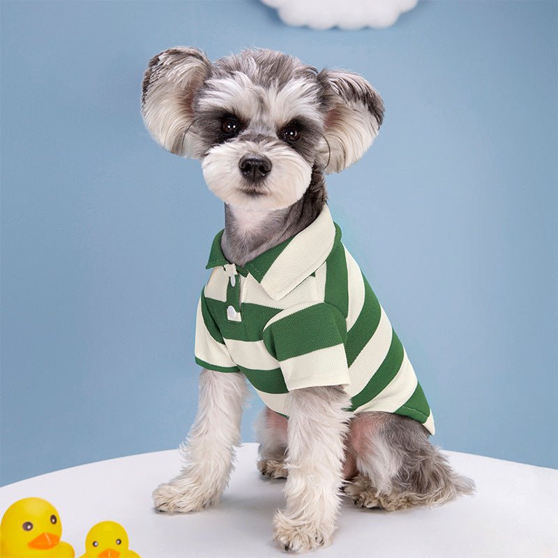 Striped Dog Polo Shirt - Infinity Dog