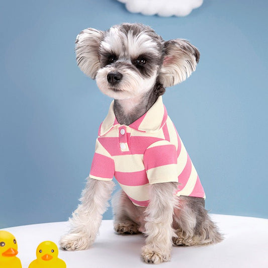 Striped Dog Polo Shirt - Infinity Dog