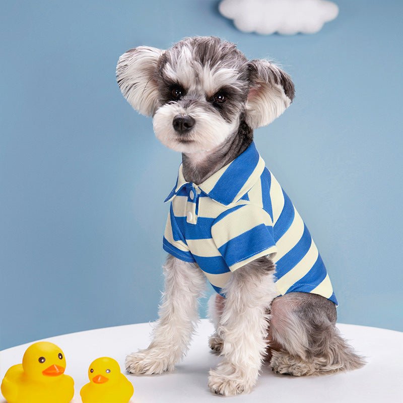 Striped Dog Polo Shirt - Infinity Dog