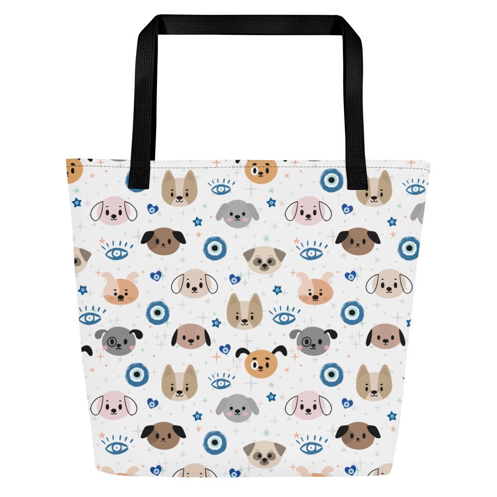Stylish Doggy Evil Eye Tote Bag - Cool Gear Pro