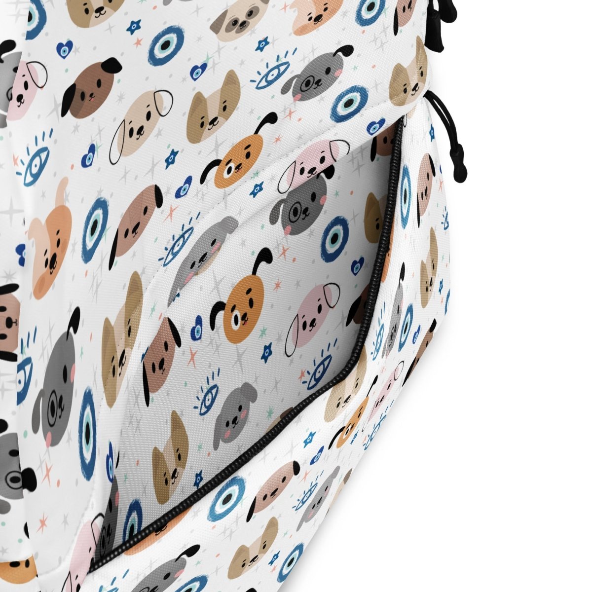 Stylish Evil Eye Dog Backpack - Cool Gear Pro