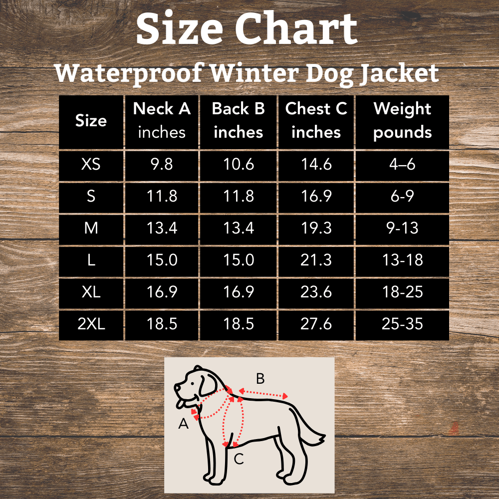Waterproof Winter Dog Jacket - Infinity Dog